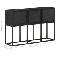 Thumbnail for Sideboard 115x30x76 cm Mango Massivholz
