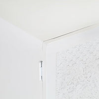 Thumbnail for TV-Schrank Weiß 115x30x46 cm Massivholz Mango