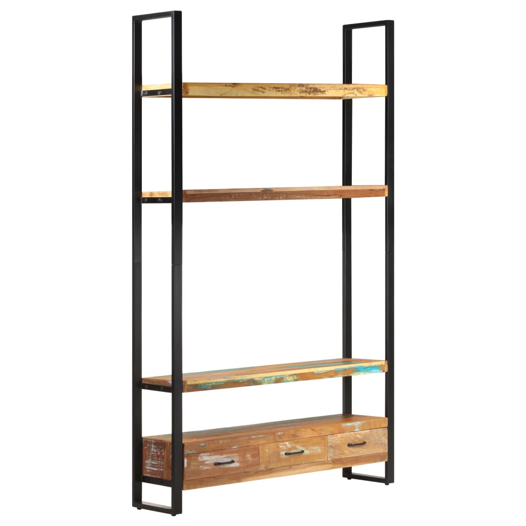 Highboard 118x30x200 cm Recyceltes Massivholz