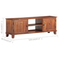 Thumbnail for TV-Schrank Honigbraun 120x30x41 cm Massivholz Akazie