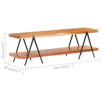 Thumbnail for TV-Schrank 160x40x50 cm Akazie Massivholz