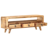 Thumbnail for TV-Schrank 117x30x41 cm Raues Mango-Massivholz