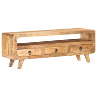 Thumbnail for TV-Schrank 117x30x41 cm Raues Mango-Massivholz