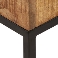 Thumbnail for Beistelltisch 30x30x33 cm Raues Mangoholz