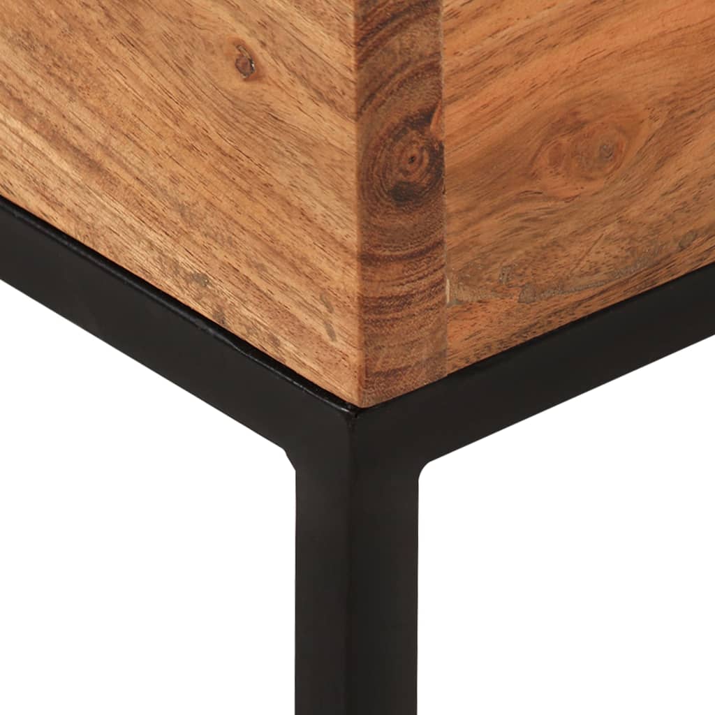 Beistelltisch 30x30x33 cm Massivholz Akazie