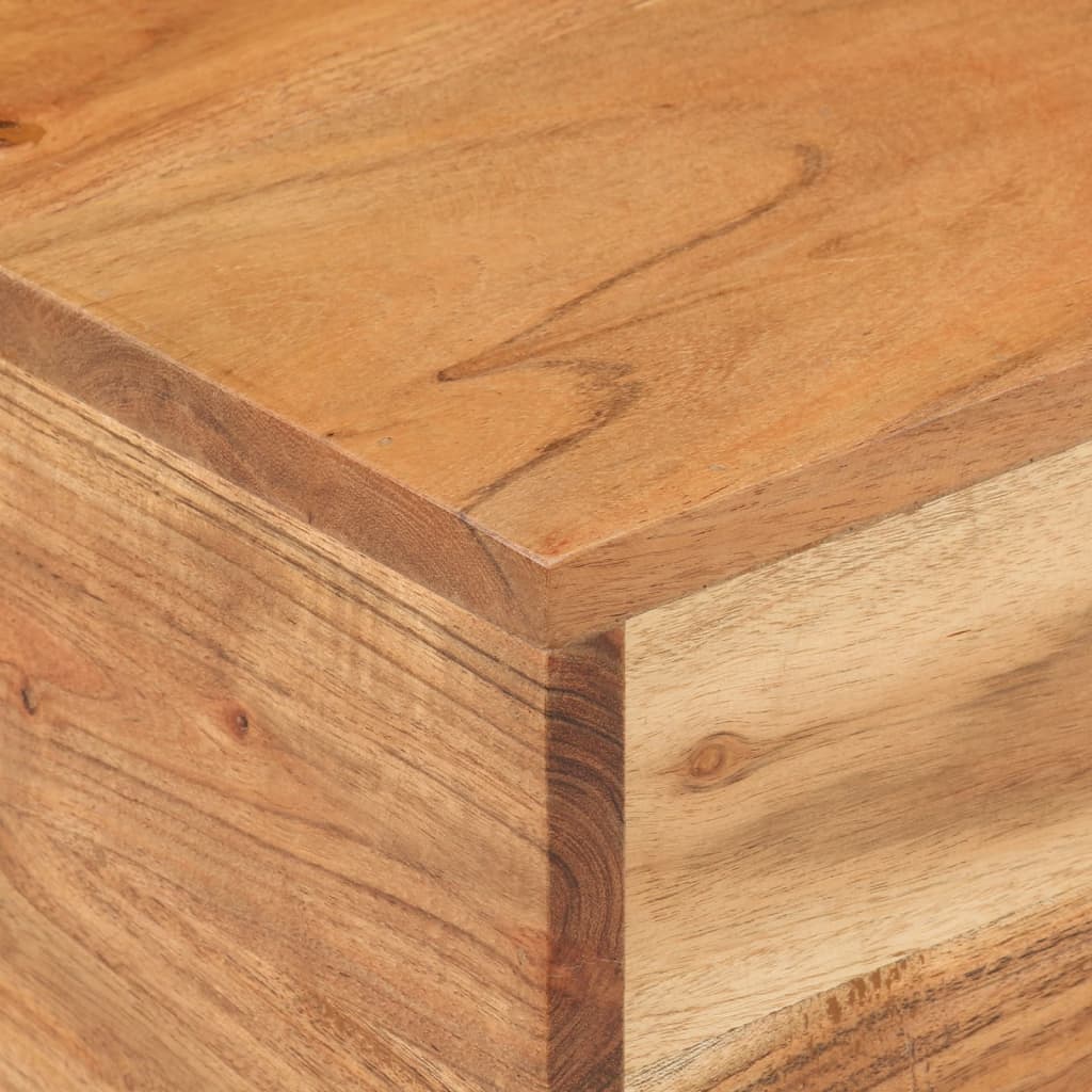 Beistelltisch 30x30x33 cm Massivholz Akazie