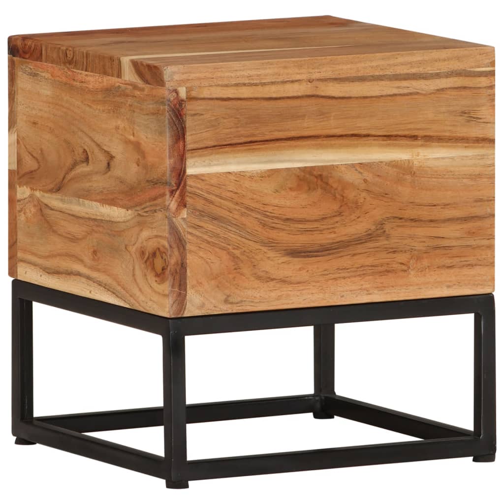 Beistelltisch 30x30x33 cm Massivholz Akazie