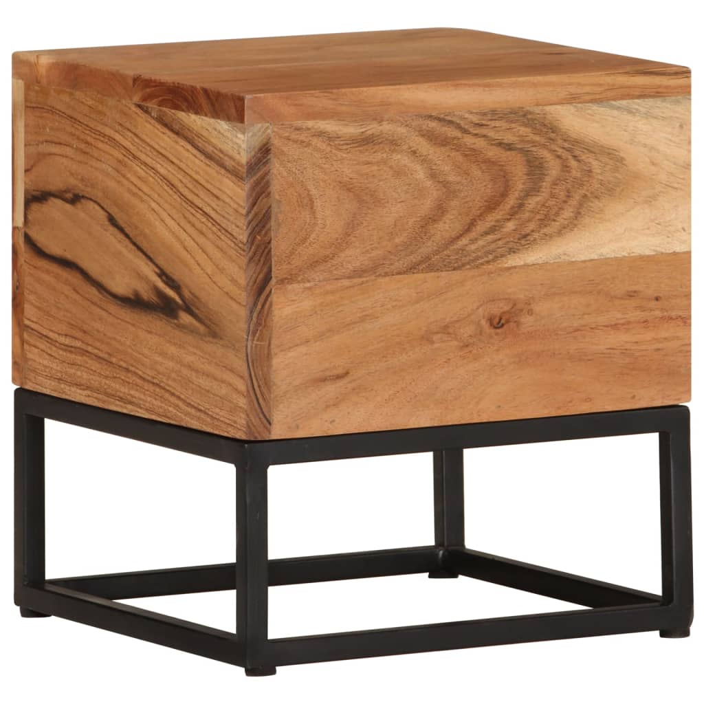 Beistelltisch 30x30x33 cm Massivholz Akazie
