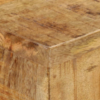 Thumbnail for Konsolentisch 120x30x75 cm Raues Mangoholz