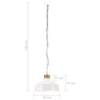 Thumbnail for Hängelampe Industriestil 42 cm Weiß E27