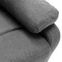 Thumbnail for Massagesessel Hellgrau Stoff