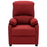 Thumbnail for Massagesessel Weinrot Stoff