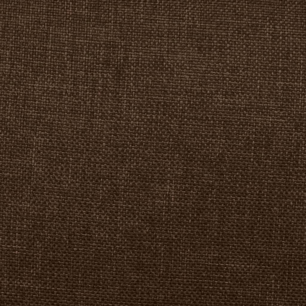 Massagesessel Dunkelbraun Stoff