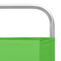 Thumbnail for Klappbare Strandstühle 2 Stk. Grün Stoff