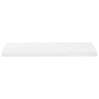 Thumbnail for 323751 vidaXL Floating Wall Shelf High Gloss White 80x23,5x3,8 cm MDF