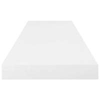 Thumbnail for 323751 vidaXL Floating Wall Shelf High Gloss White 80x23,5x3,8 cm MDF