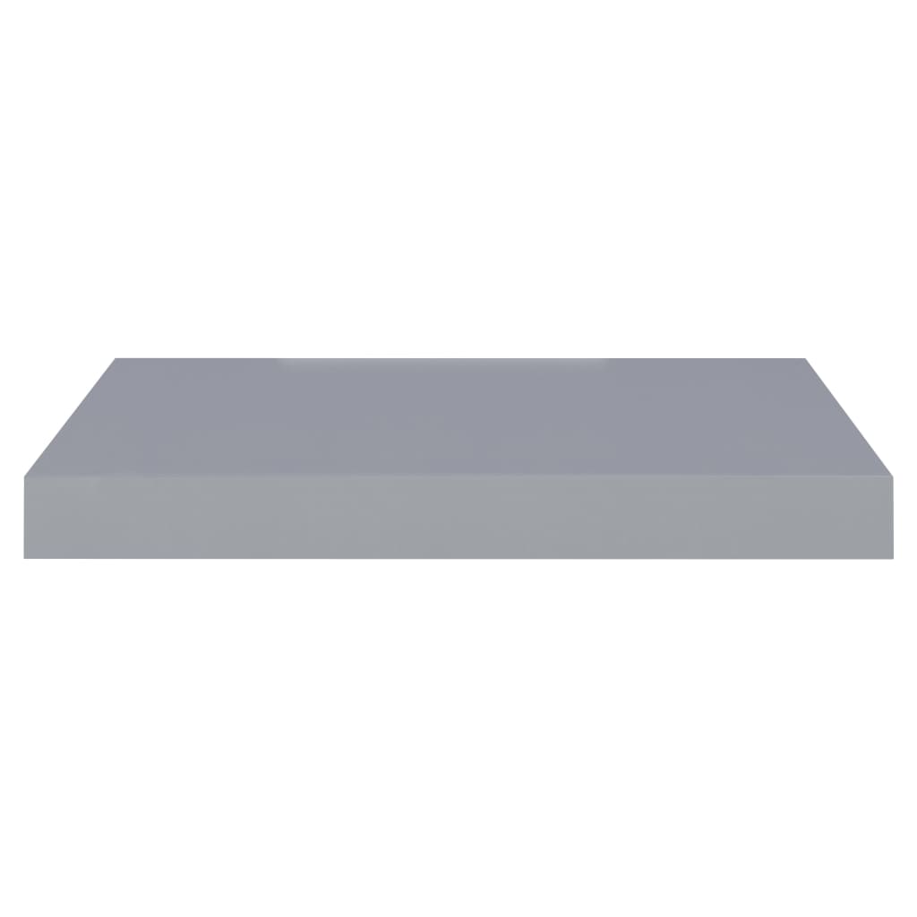 Schwebende Wandregale 4 Stk. Grau 40x23x3,8cm MDF