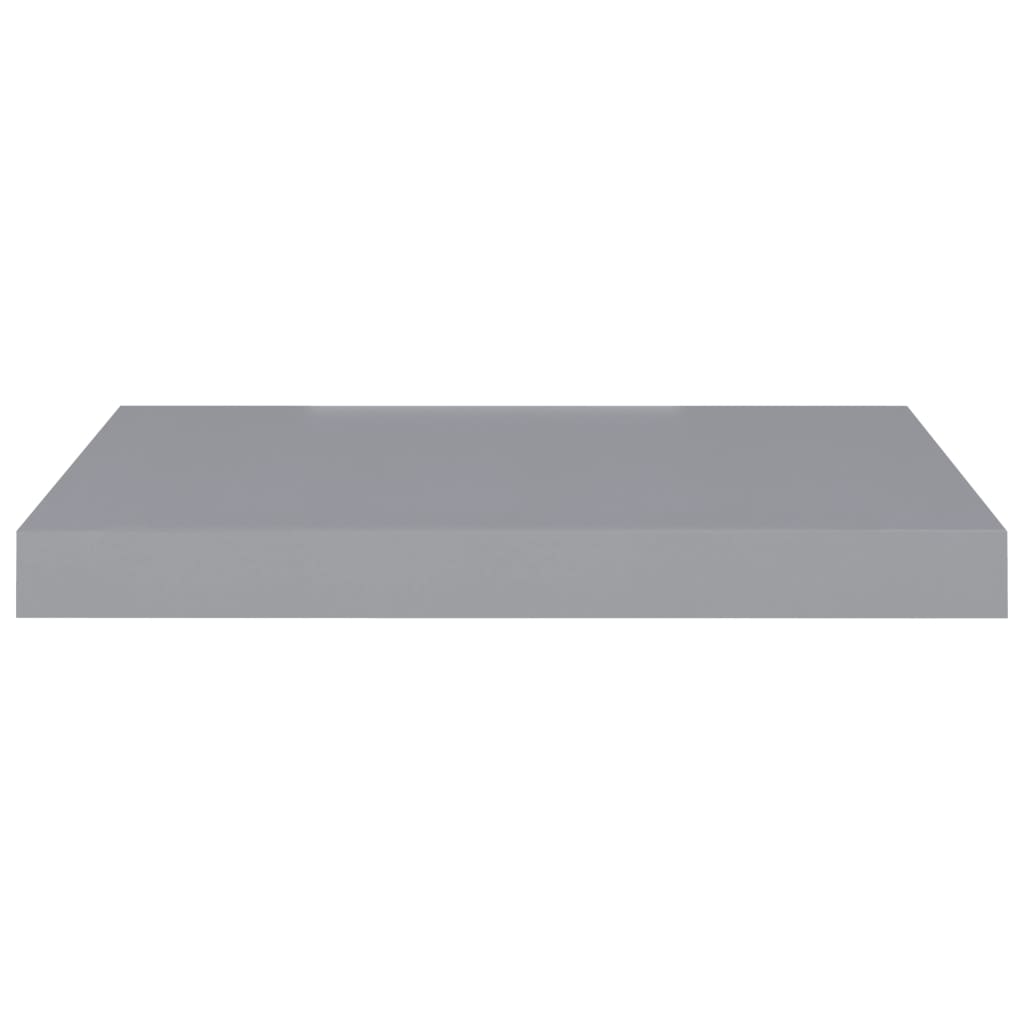 Schwebende Wandregale 4 Stk. Grau 50x23x3,8cm MDF