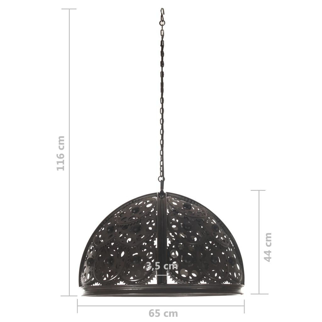 Deckenlampe Industriestil Kettenrad-Design 65 cm E27