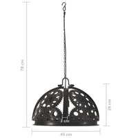 Thumbnail for Deckenlampe Industriestil Kettenrad-Design 45 cm E27