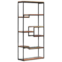 Thumbnail for Bücherregal 80x30x180 cm Altholz Massiv