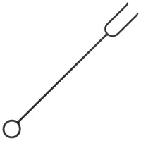 Thumbnail for Feuerstelle mit Schürhaken 49 cm Stahl