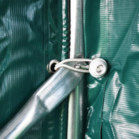 Thumbnail for 3056431 vidaXL Garage Tent PVC 2,4x2,4 m Green (310024+310025)