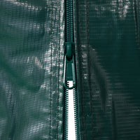 Thumbnail for 3056431 vidaXL Garage Tent PVC 2,4x2,4 m Green (310024+310025)
