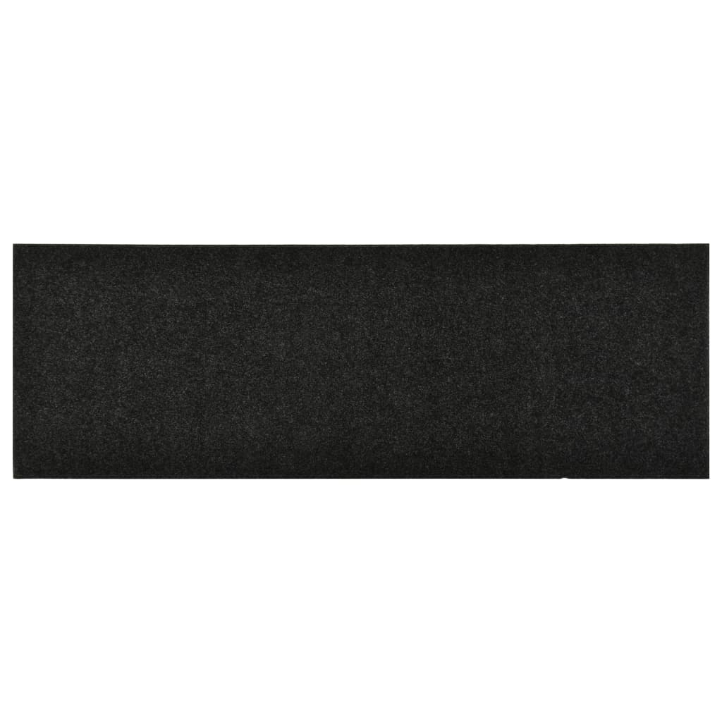 Kunstrasen mit Noppen 3x1 m Anthrazit