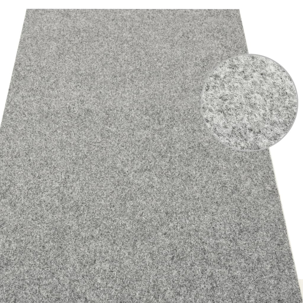 Kunstrasen mit Noppen 4x1 m Grau