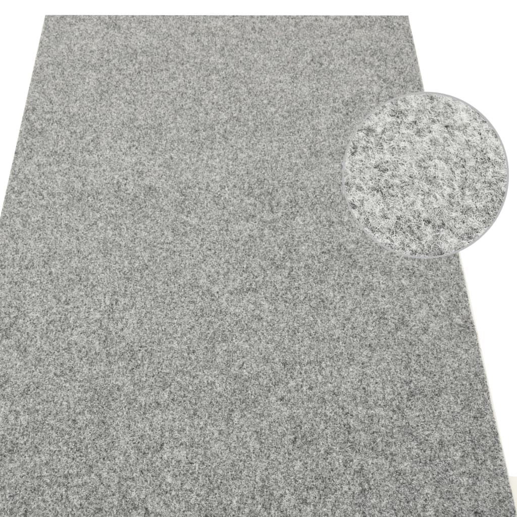 Kunstrasen mit Noppen 10x1 m Grau