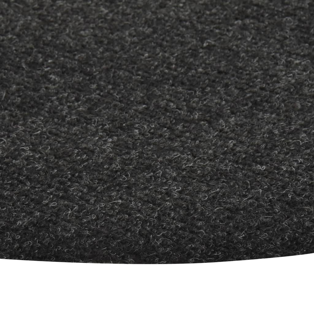 Kunstrasen mit Noppen Durchm. 95 cm Anthrazit Rund