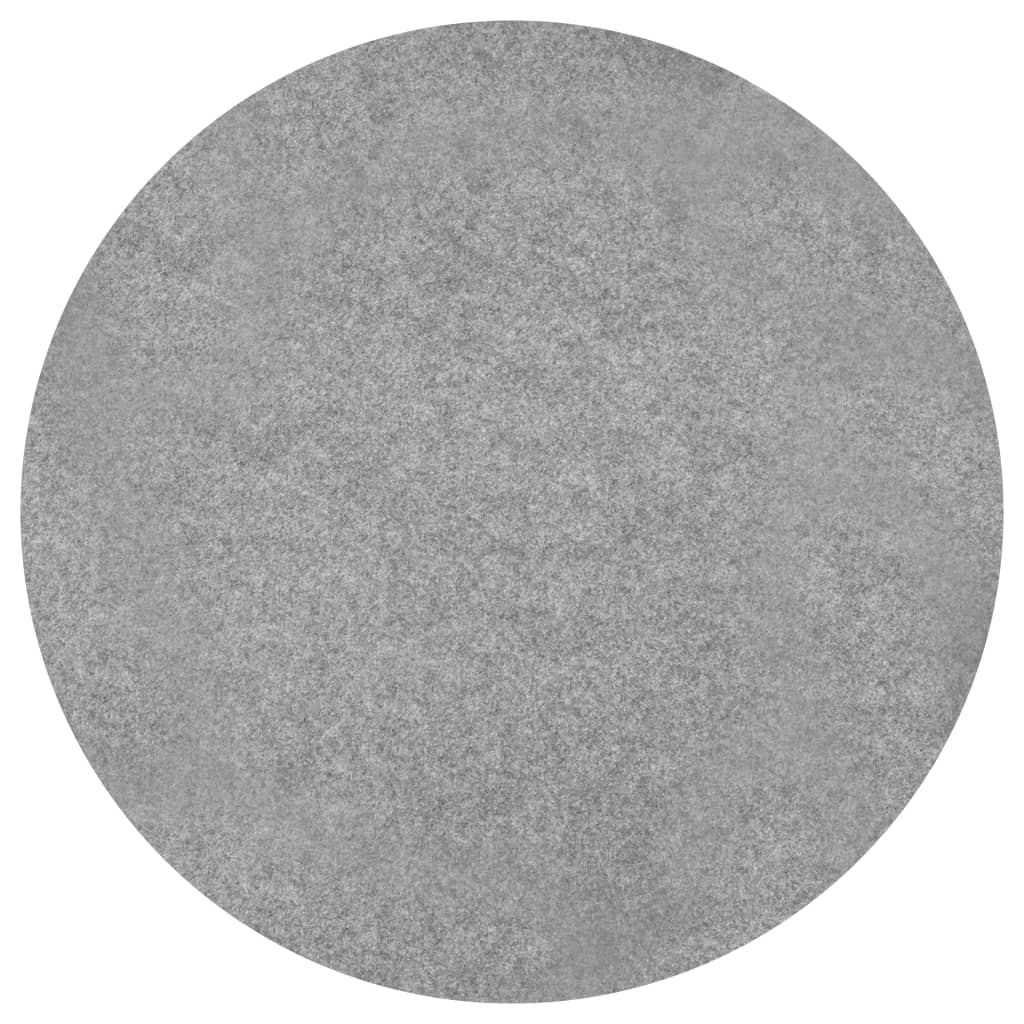 Kunstrasen mit Noppen Durchm. 170 cm Grau Rund