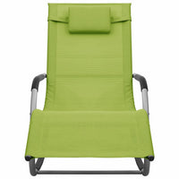 Thumbnail for Sonnenliege Textilene Grün und Grau