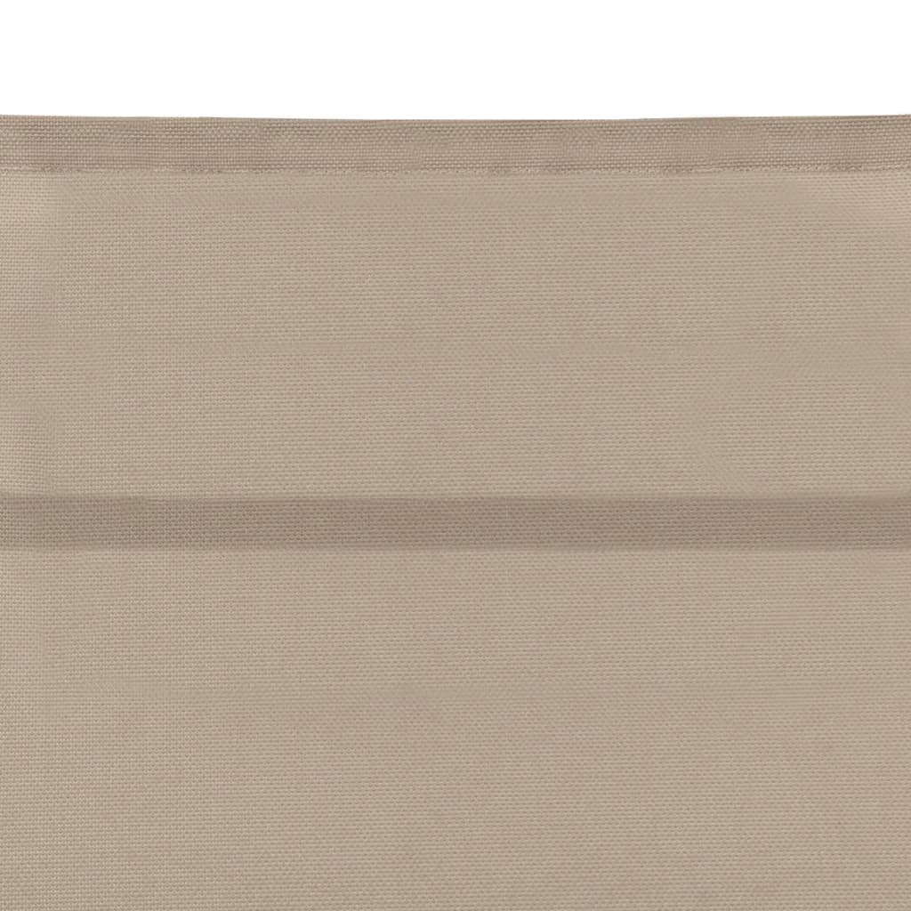 Sonnenliege Textilene und Aluminium Creme