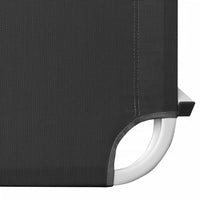 Thumbnail for Sonnenliege Aluminium und Textilene Schwarz