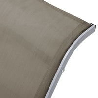 Thumbnail for Sonnenliege Textilene und Aluminium Taupe