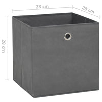 Thumbnail for Aufbewahrungsboxen 10 Stk. Vliesstoff 28x28x28 cm Grau