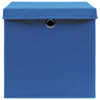 Thumbnail for Aufbewahrungsboxen mit Deckeln 4 Stk. 28x28x28 cm Blau