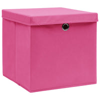 Thumbnail for Aufbewahrungsboxen mit Deckeln 4 Stk. 28x28x28 cm Rosa