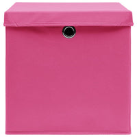 Thumbnail for Aufbewahrungsboxen mit Deckeln 10 Stk. 28x28x28 cm Rosa