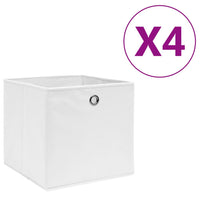 Thumbnail for Aufbewahrungsboxen 4 Stk. Vliesstoff 28x28x28 cm Weiß