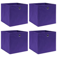 Thumbnail for Aufbewahrungsboxen 4 Stk. Vliesstoff 28x28x28 cm Violett