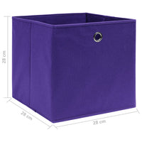 Thumbnail for Aufbewahrungsboxen 4 Stk. Vliesstoff 28x28x28 cm Violett