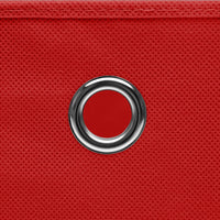 Thumbnail for Aufbewahrungsboxen mit Deckeln 4 Stk. 28x28x28 cm Rot