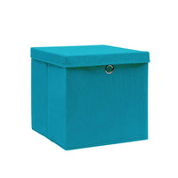 Thumbnail for Aufbewahrungsboxen mit Deckeln 4 Stk. 28x28x28 cm Babyblau
