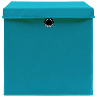 Thumbnail for Aufbewahrungsboxen mit Deckeln 4 Stk. 28x28x28 cm Babyblau