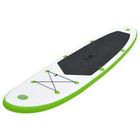Thumbnail for Aufblasbares Stand Up Paddle Board Set Grün und Weiß