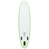 Thumbnail for Aufblasbares Stand Up Paddle Board Set Grün und Weiß