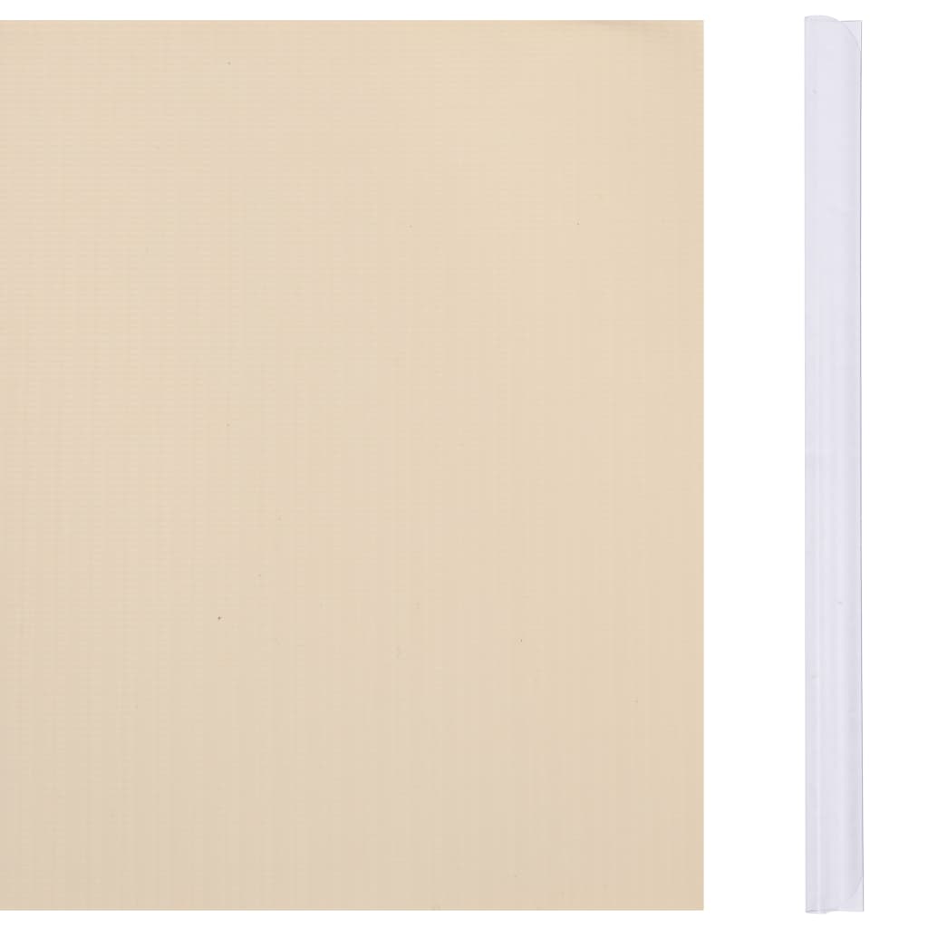 Garten-Sichtschutz PVC 35x0,19 m Creme